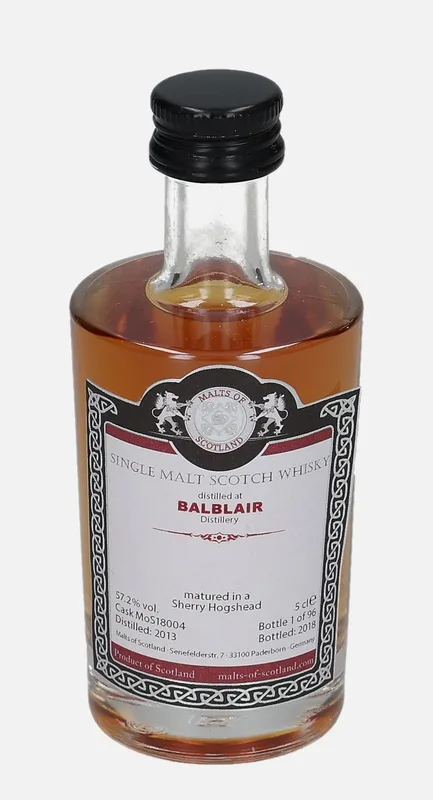 Balblair – 2013 Malts of Scotland (5cl, 57.2%)