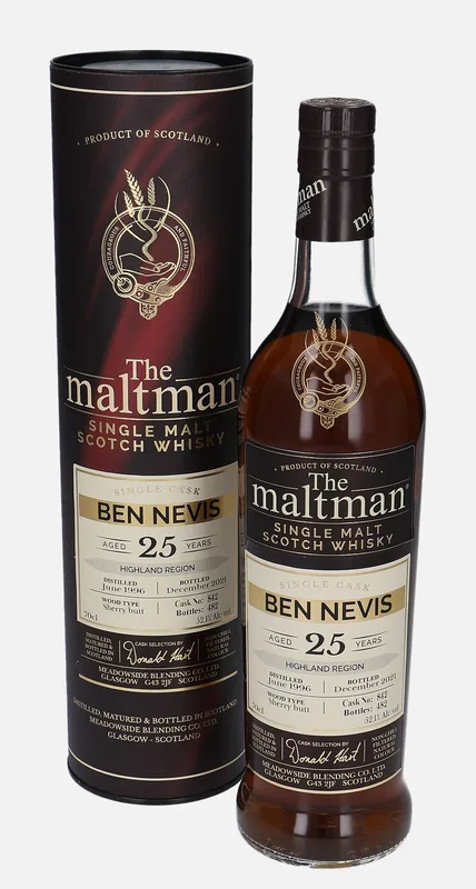 Ben Nevis – 1996 25 Year Old Meadowside Blending Co. The maltman