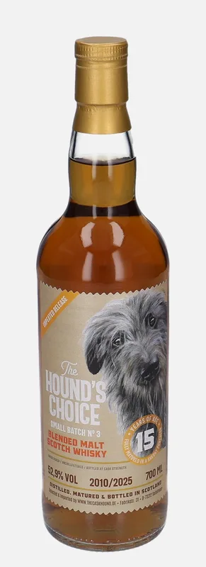 The Hound's Choice – 2010 15 Year Old The Caskhound Small Batch No.3 (70cl, 52.9%)