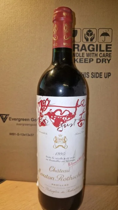 1995 Chateau Mouton Rothschild - Pauillac 1er Grand Cru Classé - 1 Bottle (0.75L)