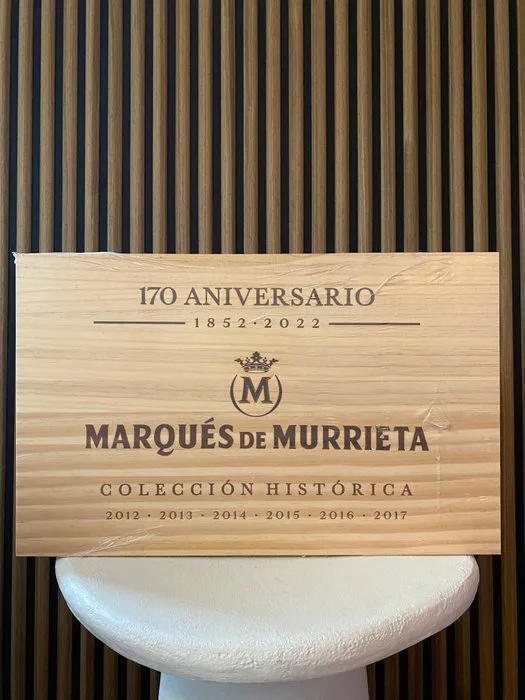 2012, 2013, 2014, 2015, 2016, 2017 Marqués de Murrieta, Colección Histórica 170 Aniversario - Rioja - 6 Bottles (0.75L)
