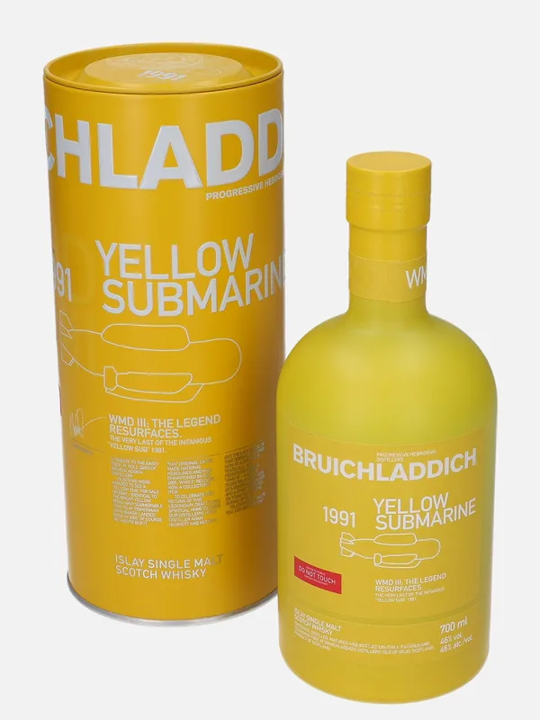 Bruichladdich – WMD-III - The Yellow Submarine 1991 25 Year Old