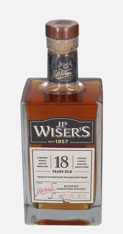 J.P. Wiser's – 18 Year Old (70cl, 40%)