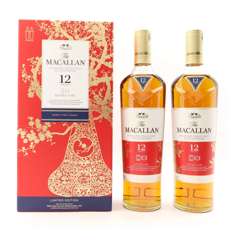 Macallan – 12 Year Old Double Cask Year Of The Pig Limited Edition 2 x 70cl (70clx2, 40%)