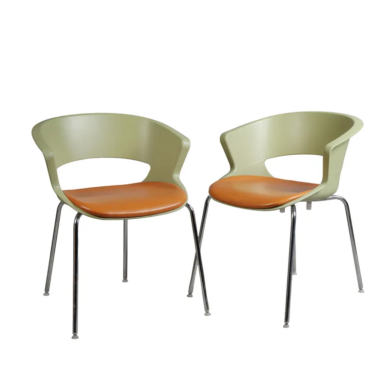 A Pair of Maxdesign 'Zed' Chairs Designed by Hannes Wettstein (2)