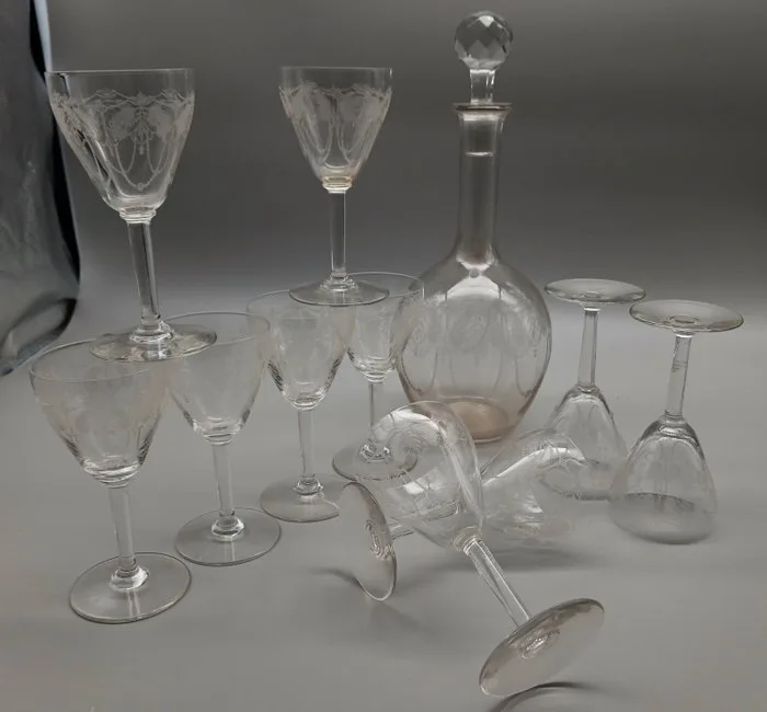 Cristalleria francese - Drinking service (11) - Crystal