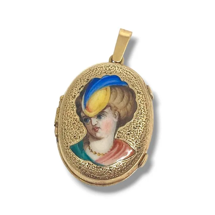 Locket - 14 kt. Yellow gold