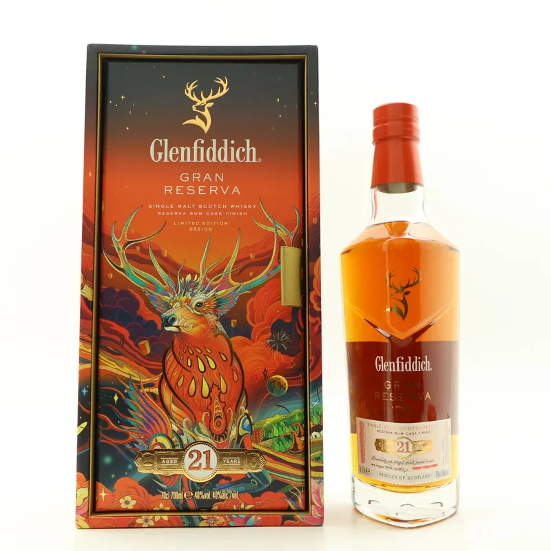 Glenfiddich – 21 Year Old Gran Reserva Lunar New Year 2022 Limited Edition (70cl, 40%)