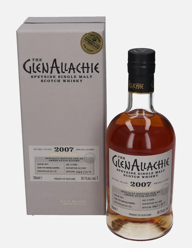Glenallachie – 2007 12 Year Old Single Cask (70cl, 64.1%)