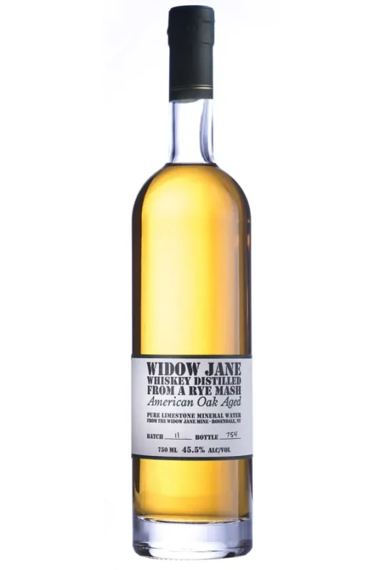 Widow Jane Whiskey Distilled from Rye Mash, Oak Aged
