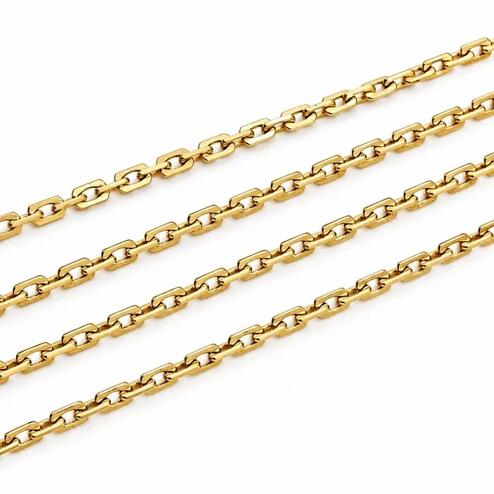 UnoAErre - Necklace - 18 kt. Yellow gold - Made in Italy - Handmade