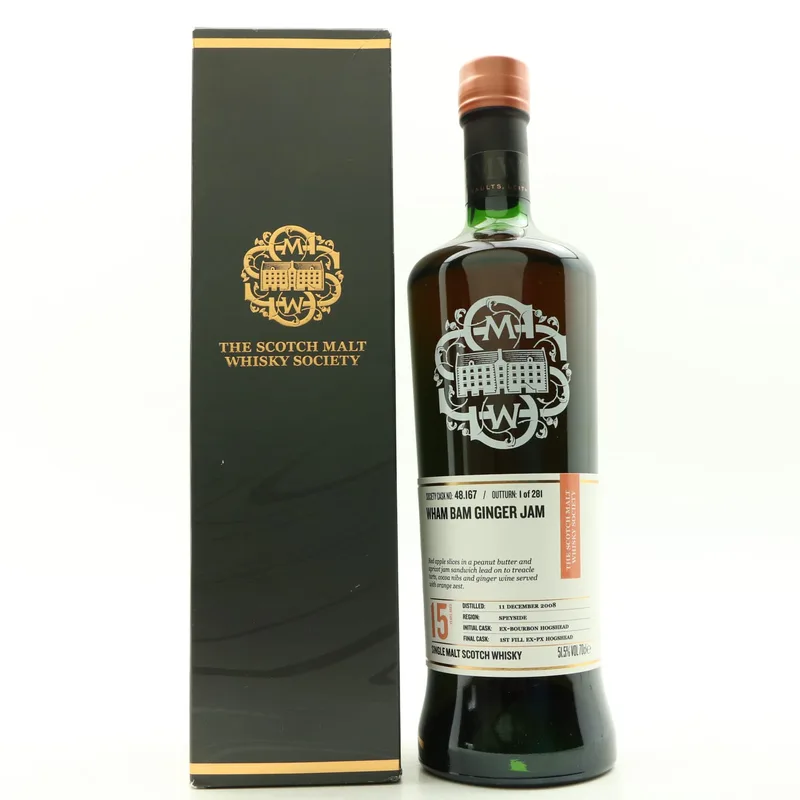 SMWS 48.167 Balmenach 2008 15 Year Old (70cl, 51.5%)