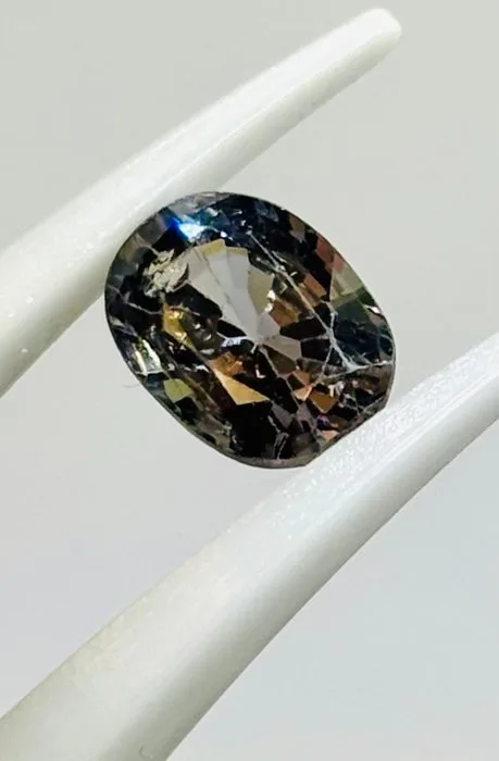 1 pcs Pink, Grey Spinel - 1.22 ct - Antwerp Laboratory for Gemstone Testing (ALGT)