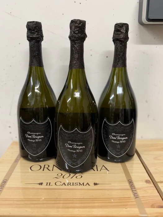 2015 Dom Pérignon, White Luminous - Champagne Brut - 3 Bottles (0.75L)