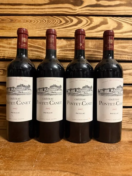2007 Chateau Pontet-Canet - Pauillac 5ème Grand Cru Classé - 4 Bottles (0.75L)