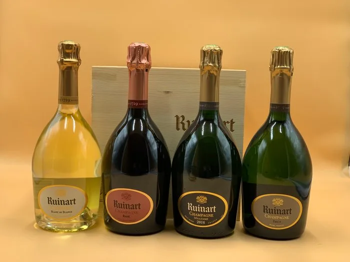 Ruinart, Caisse Cave - Blanc - Rosé - 2016 - Brut - Champagne - 4 Bottles (0.75L)