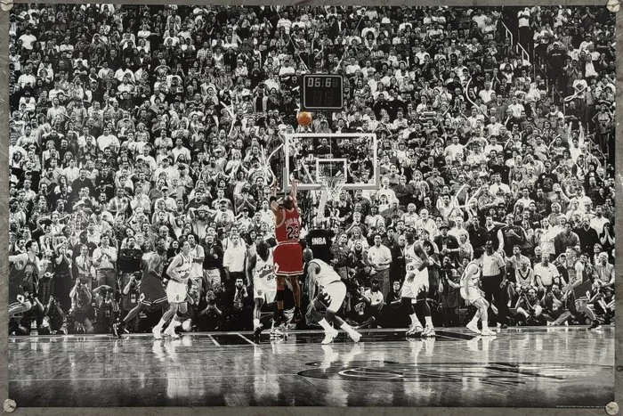 Michael Jordan - The Shot, 1998 NBA Finals | Official Poster