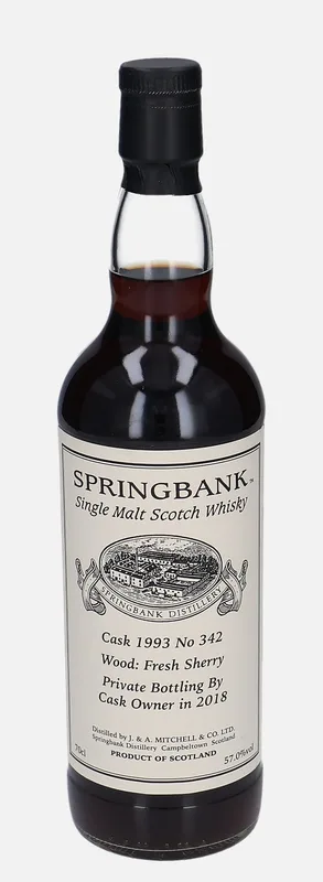 Springbank – 1993 Private Bottling (70cl, 57%)