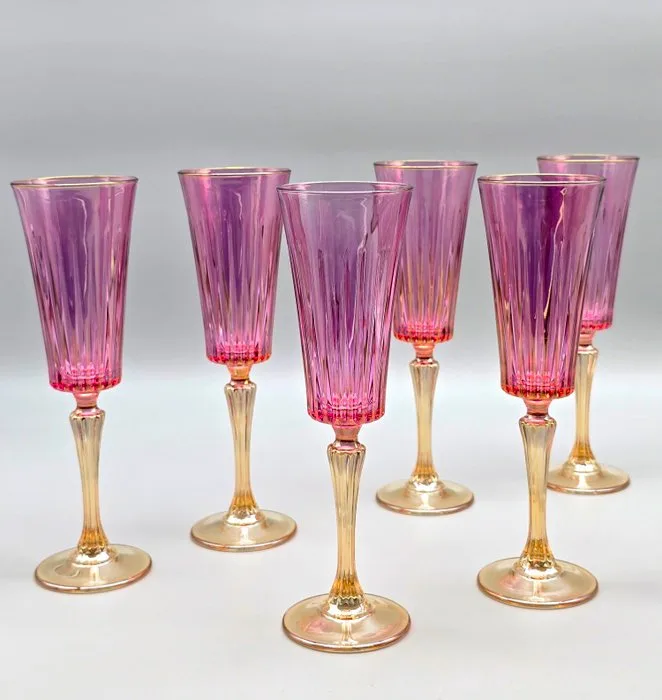 Cristalli Italiani CreArt - Wine glass (6) - Crystal - Crystal glasses/flutes