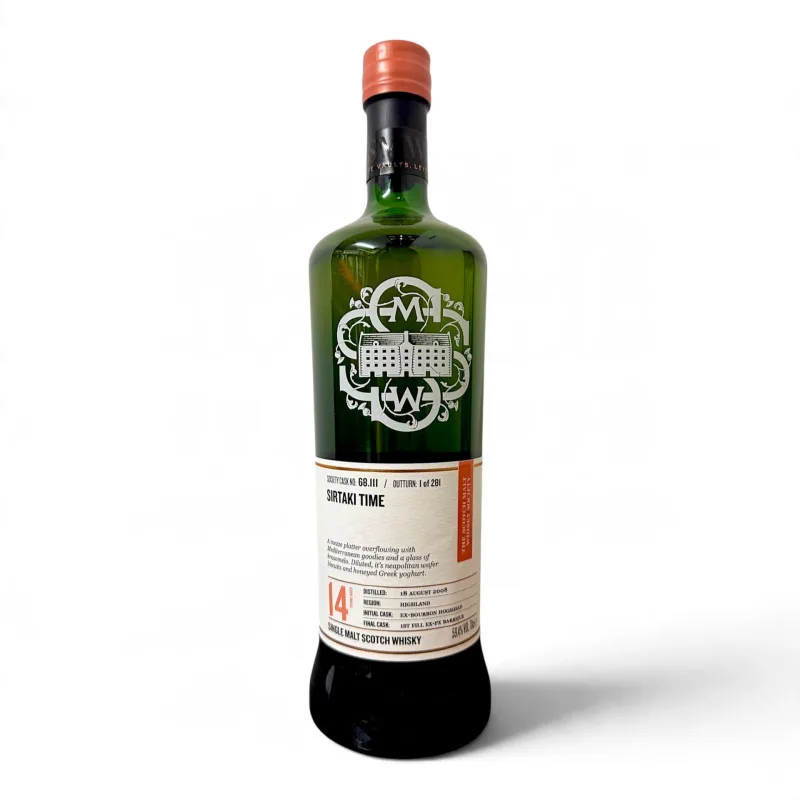 Blair Athol – 14 Year Old 2008 SMWS Cask 68.111 'Sirtaki Time' (70cl, 59.4%)