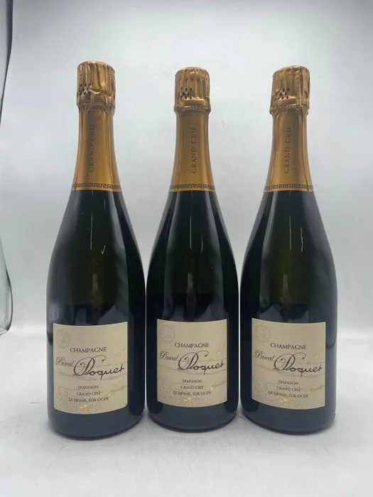 Pascal Doquet, Diapason - Champagne Blanc de Blancs, Grand Cru, Extra Brut - 3 Bottles (0.75L)