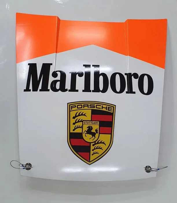 Car hood - Porsche - Porsche rally hood with Marlboro livery