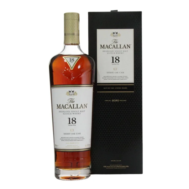 Macallan – 18 Year Old Sherry Oak Cask Annual 2020 Release