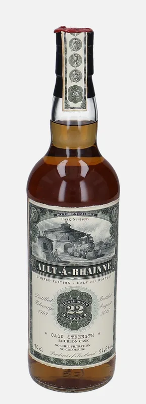 Allt - a - Bhainne – 1993 22 Year Old Jack Wiebers Whisky World Old Train Line
