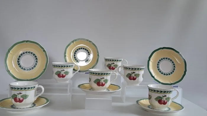 Villeroy & Boch - Coffee and tea service (12) - French Garden Fleurence - Premium Porcelain - Classics - Like New