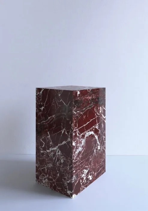 Formaminima - Formaminima - Side table - Red Levanto - Solid/One - Side Table