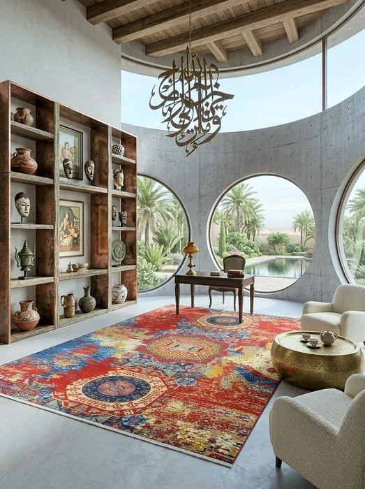Premium Wool Rug - Mamluk Design - Handmade - New - Rug - 294 cm - 205 cm - 100% Natural wool