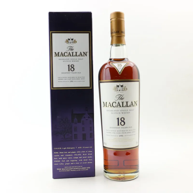 Macallan – 18 Year Old 1991 (70cl, 43%)
