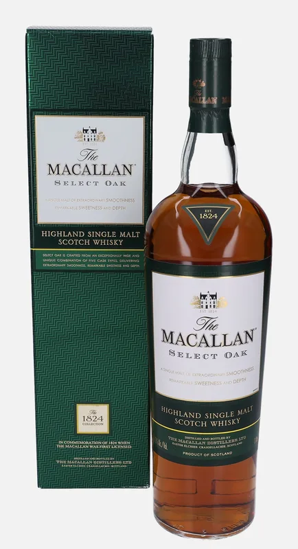 Macallan – Select Oak The 1824 Collection