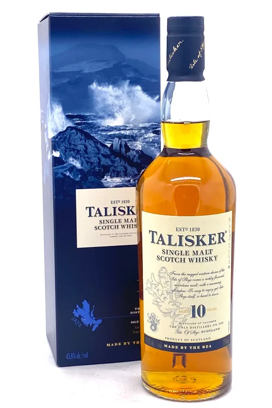 Talisker – 10 Year Old Single Malt Scotch Whisky