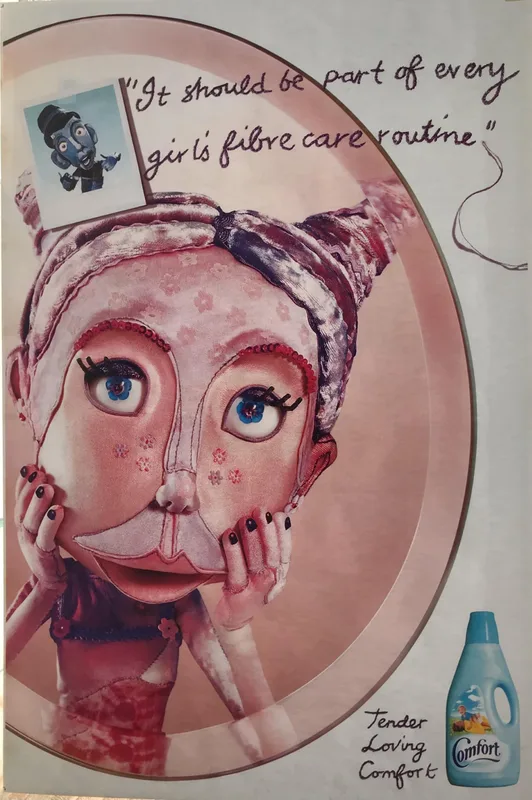 Comfort Fabric Conditioner advertising poster