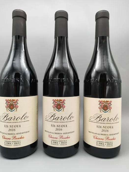 2016 E. E. Pira & Figli, Chiara Boschis Via Nuova - Barolo DOCG - 3 Bottles (0.75L)