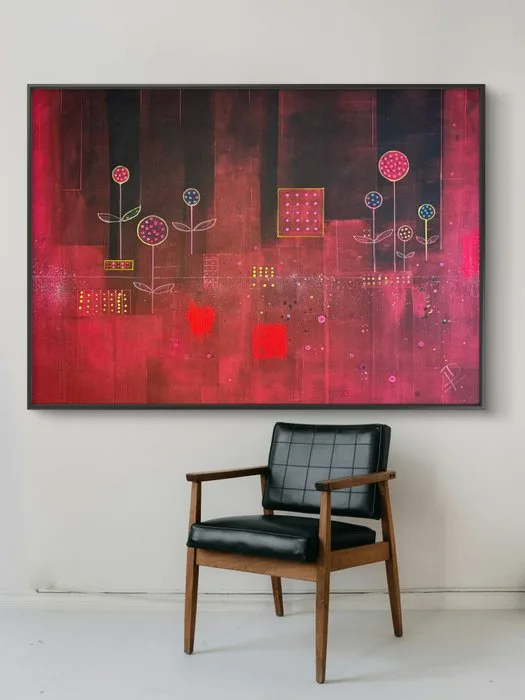 Luca Domiro - Different Together - Large Original painting