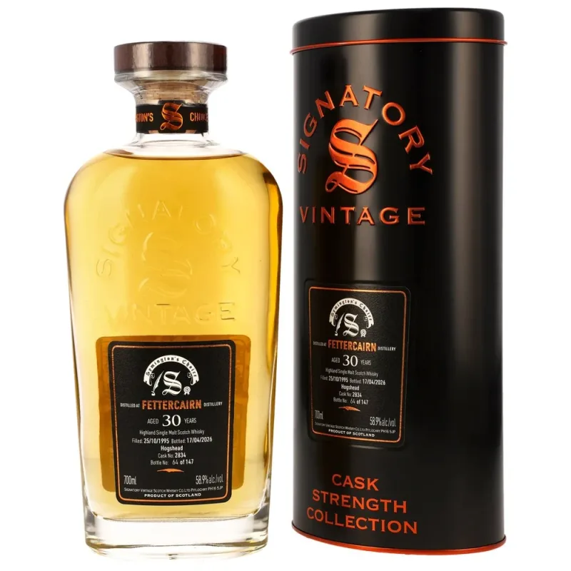 Fettercairn – 30 Year Old 1995/2026 Hogshead #2834 Symingtons Choice