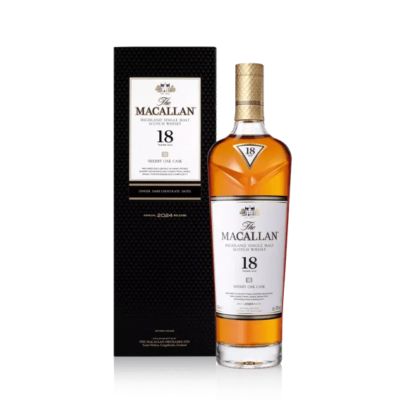 Macallan – 18 Year Old Sherry Oak (2024 Edition) (70cl, 43%)