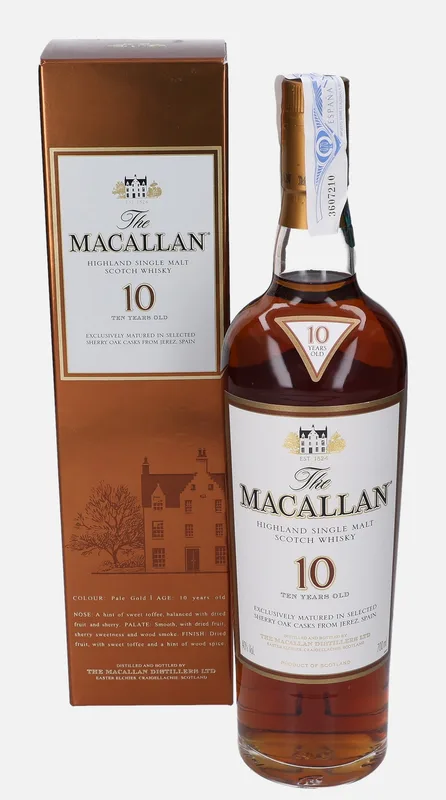 Macallan – 10 Year Old (70cl, 40%)
