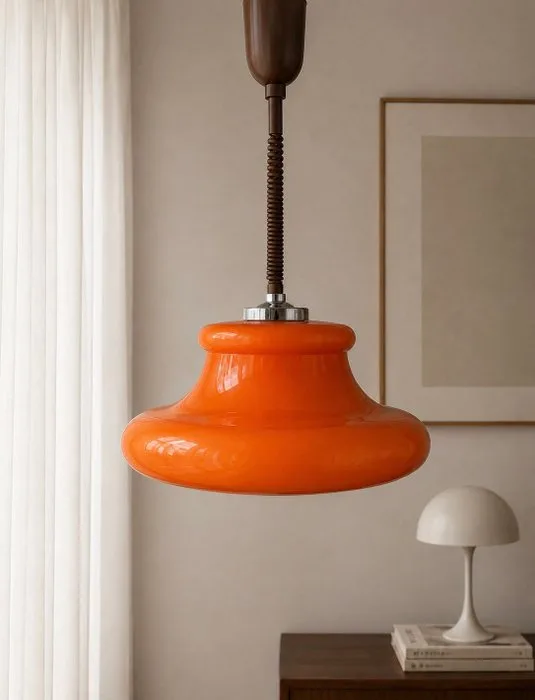 Meblo - Hanging lamp - Giant space age mid century lamp - acryl - Design hanging lamp
