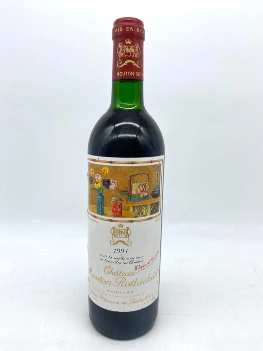 1991 Château Mouton Rothschild - Pauillac 1er Grand Cru Classé - 1 Bottle (0.75L)