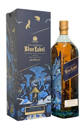 Johnnie Walker Blue Label Singapore Limited Edition Design (1L)