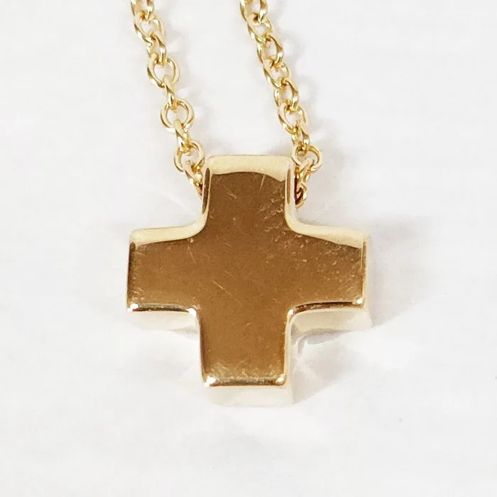 Tiffany & Co. - Necklace with pendant - 18 kt. Yellow gold - roman cross