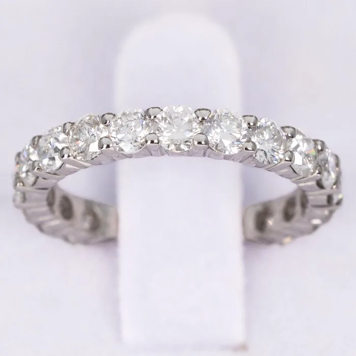 Ring - 14 kt. White gold - 2.09ct. tw. Diamond (Natural) - CGL