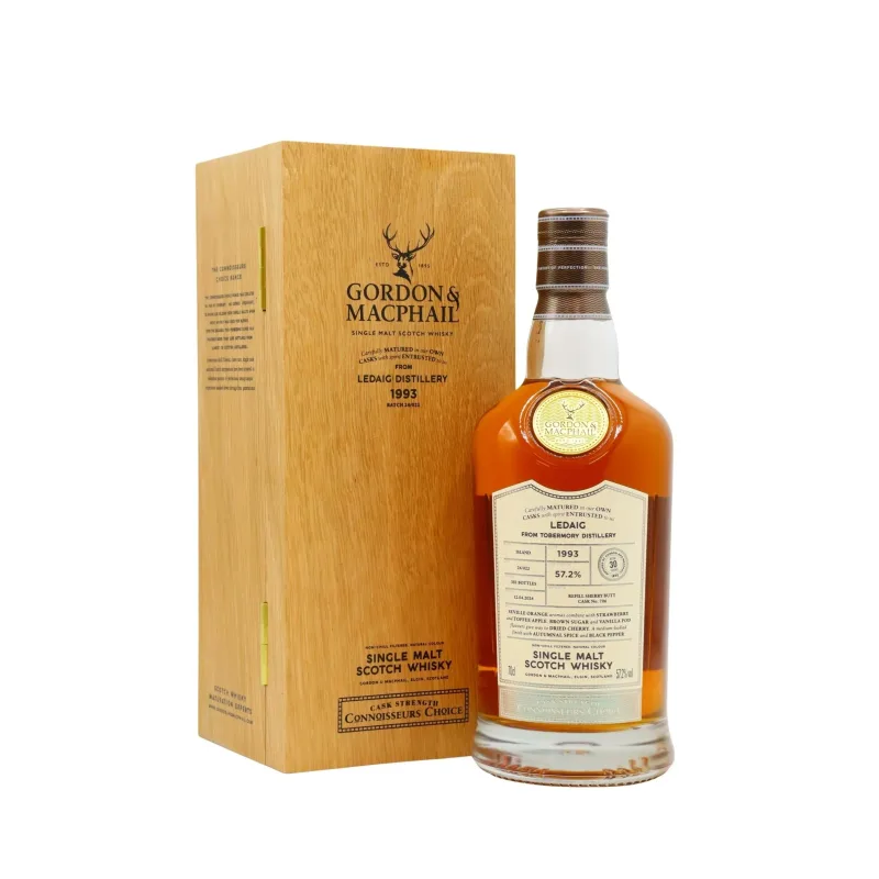 Ledaig – 30 Year Old 1993 Gordon & MacPhail Connoisseurs Choice Single Refill Sherry Butt (70cl, 57.2%)