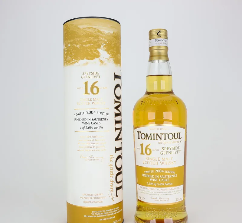 Tomintoul 2004 – 16 Years Old
