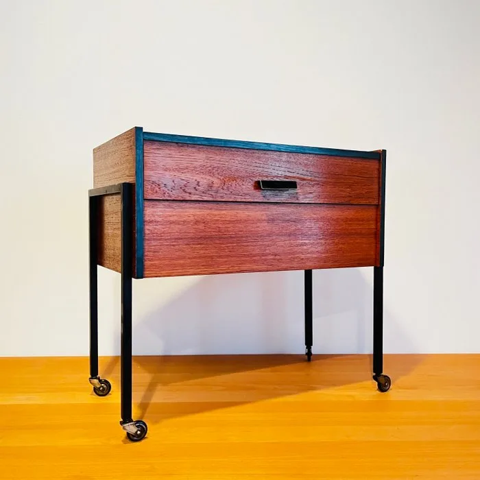 Sewing box - Wood, Metal