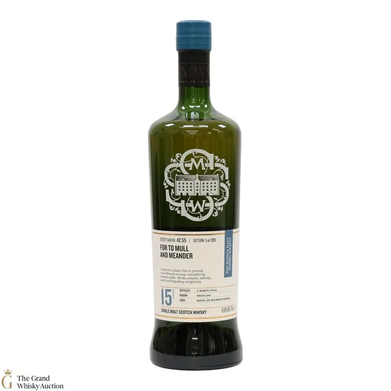 Tobermory – 15 Year Old 2005 - Refill Ex-Bourbon Barrel SMWS #42.55 (70cl, 61.8%)