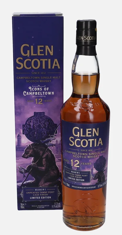 Glen Scotia – 12 Year Old Icons of Campbeltown Release No.3 (70cl, 51.7%)